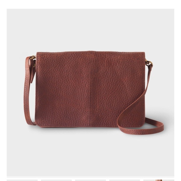 Duluth Trading Lifetime Leather Organizer Wallet / Detachable Crossbody Brown - Picture 1 of 11